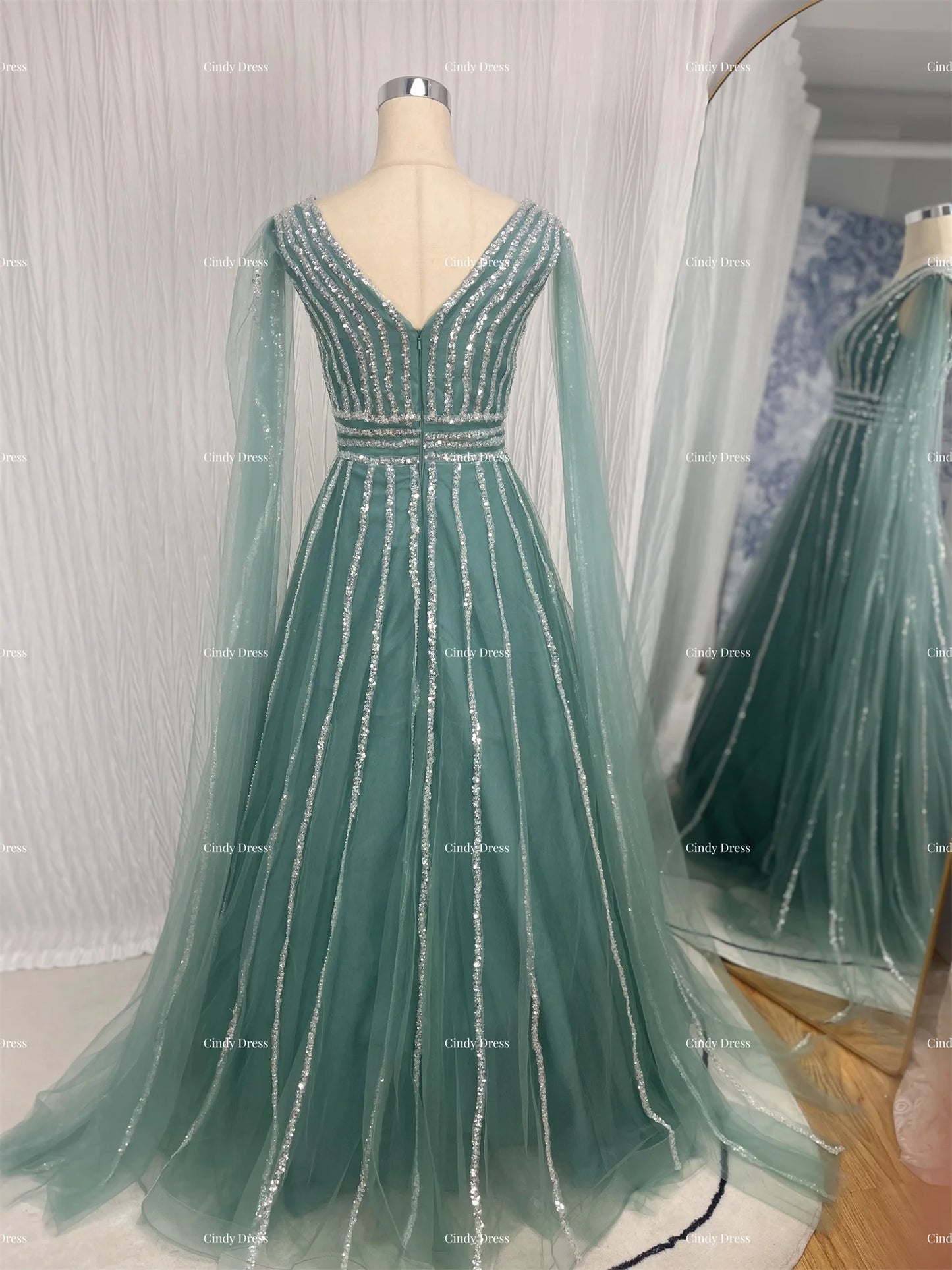 Homecoming Dresses: Beaded Shiny Luxury Dresses Evening Elegant Party Dress