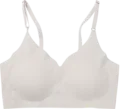 Laser Cut Seamless Wireless Push Up Bra Basic Crop Top Por Mayor Padded