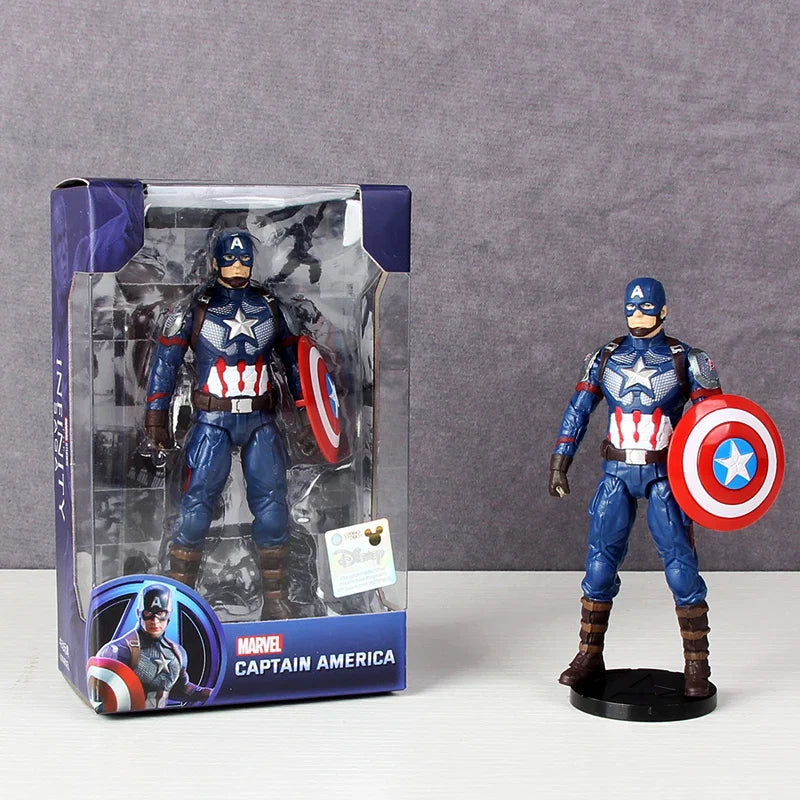 ZD Toys Official Avengers Legends: Iron Man, Spider Man, Thor, Captain America, Thanos, Hulk, War Machine Action Figures