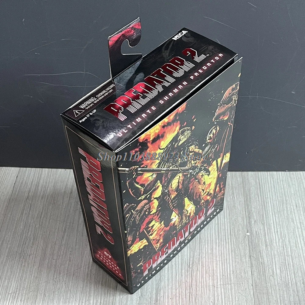 NECA Predator Figrue Ultimate Shaman Elder Armored Lost Warrior Jungle Hunter Snake Vision Predator Alien Figure Model Toy Gifts