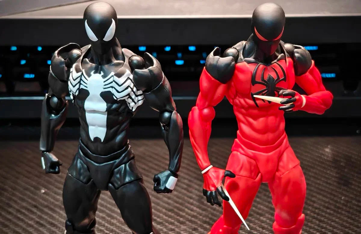 In Stock 2025 New Spider Figure Ct Toys Black Red Spider Mess Toys Anime Action Figure Figurine Statue Model Customized Gift Toy