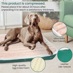 Dog Bed Mat with Zipper Removable Pet Mattress for Dog Sleeping Mat Washable Dog