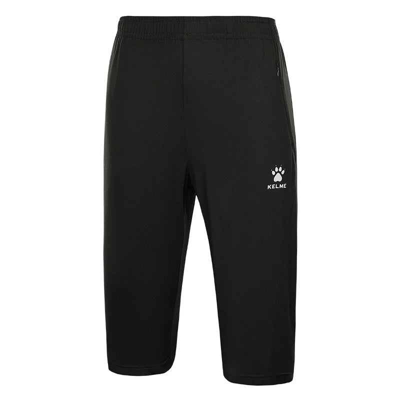 Kelme Sports Capris Men's Summer Breathable Fitness Shorts Football Training Ice Silk Running Shorts