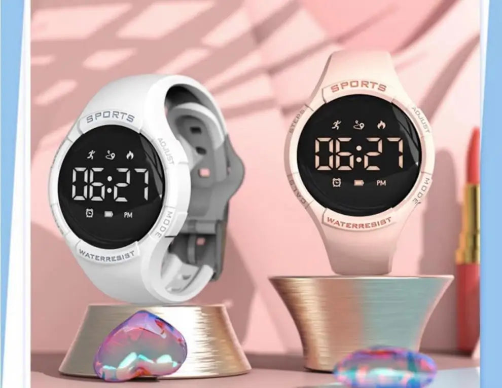 LED Smart Bracelet Multifunctional Fitness Wristband Sport Bracelet  for Male And Female Students Waterproof Smartwatch