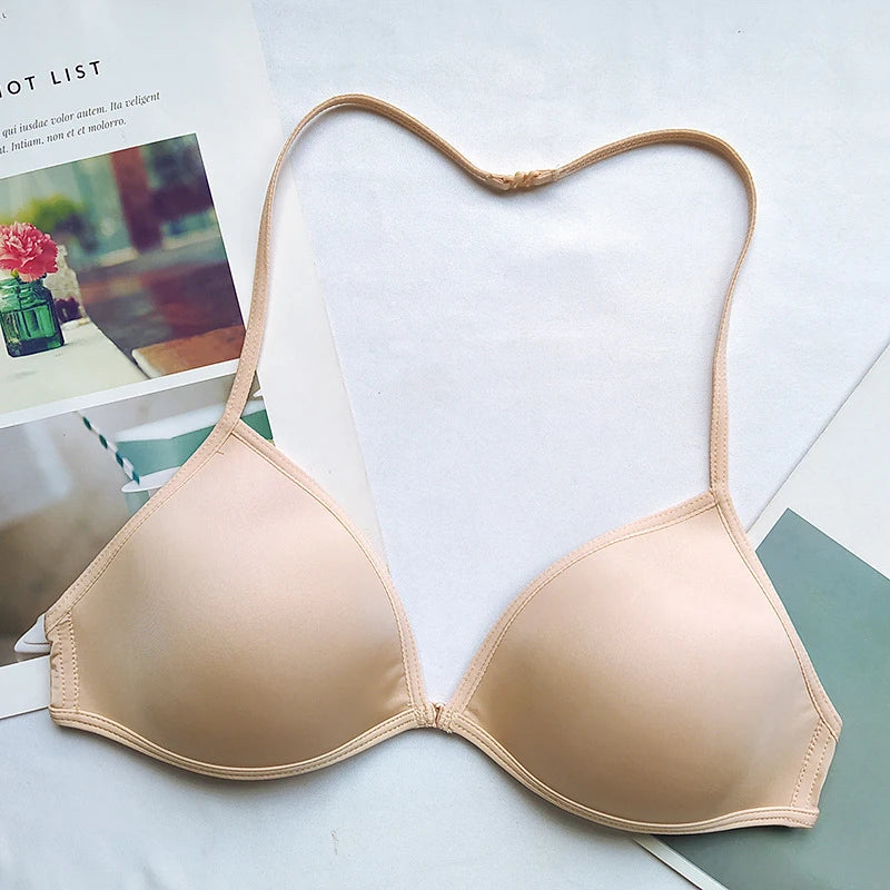 Thin Seamless Bras Women Triangle Cup Underwear Female Beauty