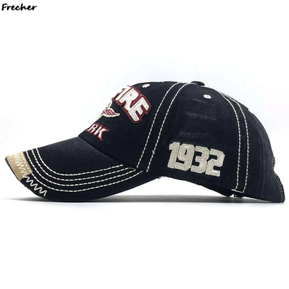Men Rock Hip Hop Snapback Hat School Jeans Hat Letter Baseball Cap Dance