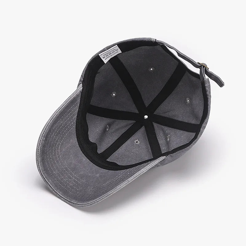 Embroidery Pigeon Design Spring vintage Baseball caps Men Women Water Washed Sunscreen Sun Hat Sports Fishing Sunshade Dad Hat