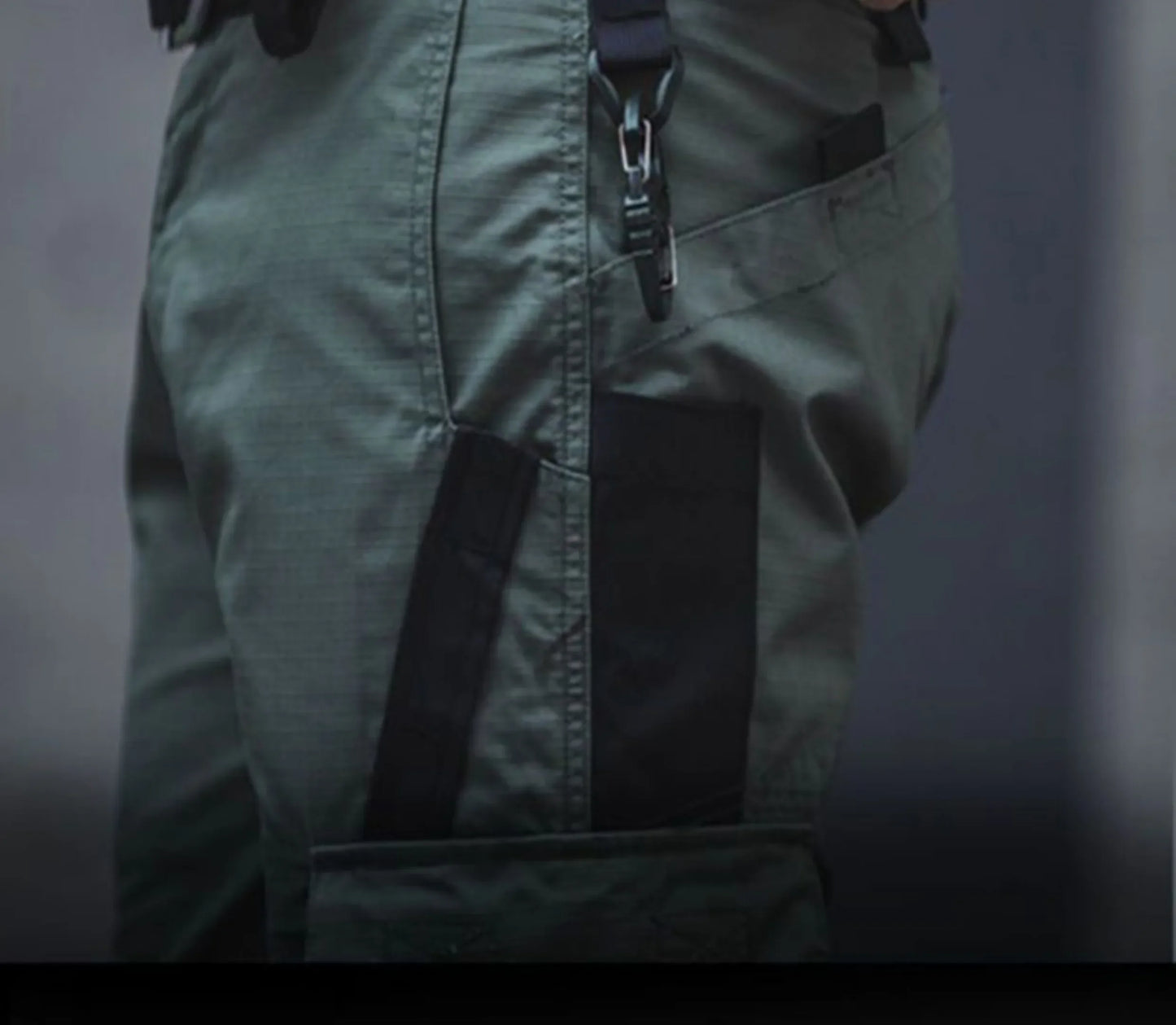 Mens Cargo Shorts Summer Tactical Cropped Trousers Outdoor Waterproof Multi-pocket