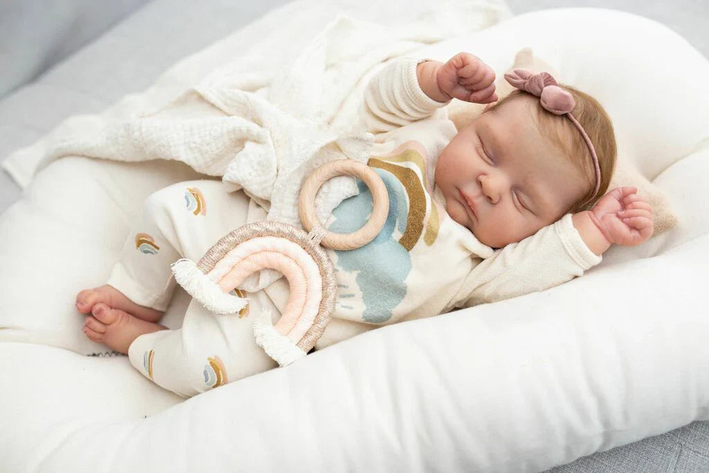 NPK 21Inch Fresh Color Reborn Doll Kit Peaches Soft Touch Unfinished Unpainted DIY Doll Parts