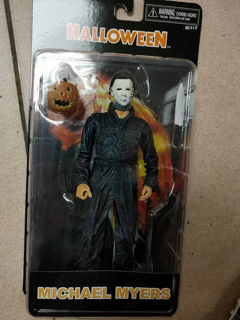 NECA Michael Myers Figure With LED Pumpkin Halloween Ultimate  Action Figure Toy Doll Decor Christmas Gift Halloween Horror Toy