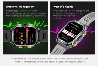 Cubot GT 3 Smart Watch, 5ATM Waterproof, 1.96-inch AMOLED, Blood Oxygen, Fitness Tracker Heart Rate GPS Sport Smartwatch for Men