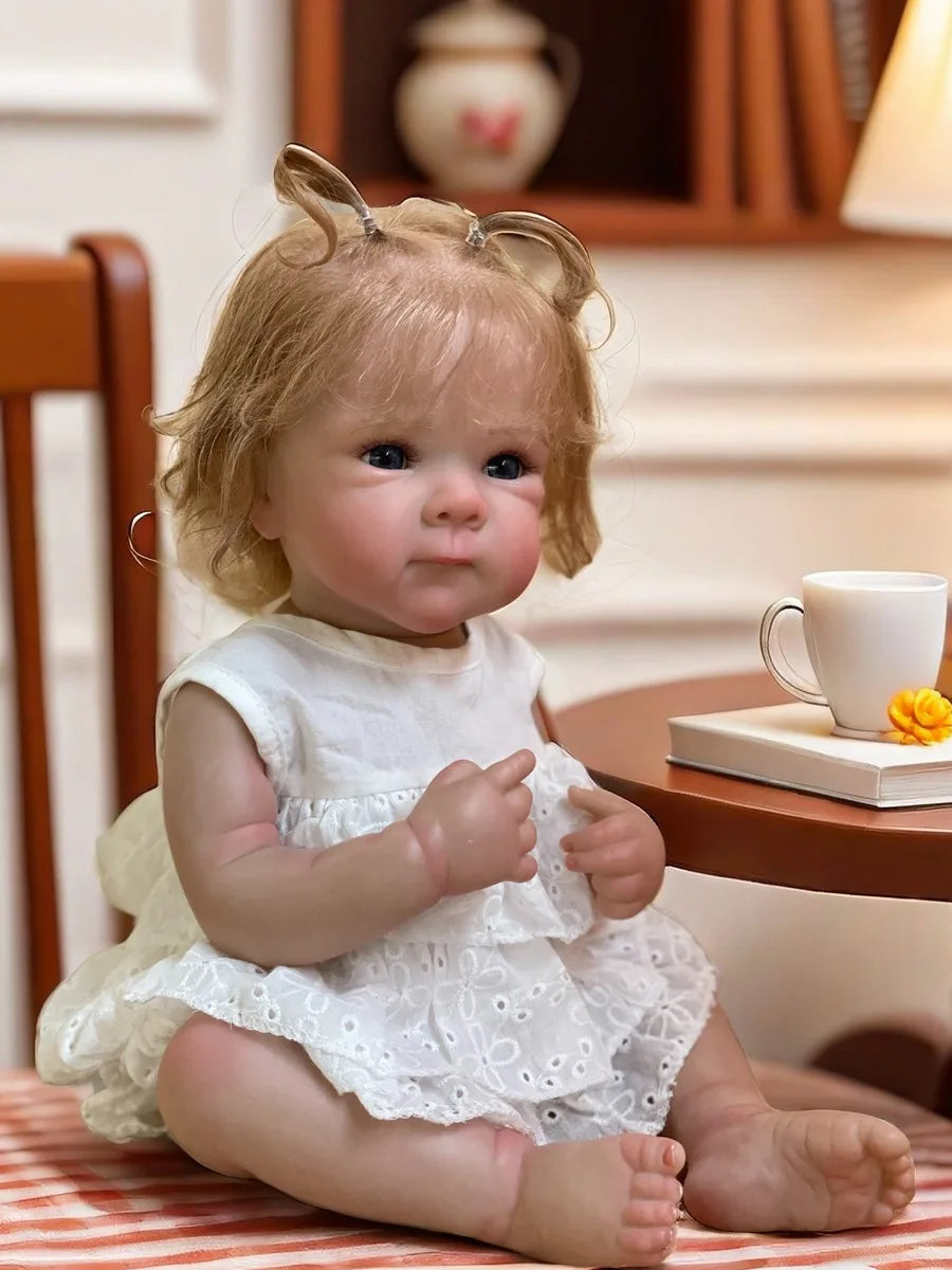 18 Inch Bettie Full Body Soft Girl Reborn Baby Doll With Painted Lifelike Hair Bebe Reborn Toys