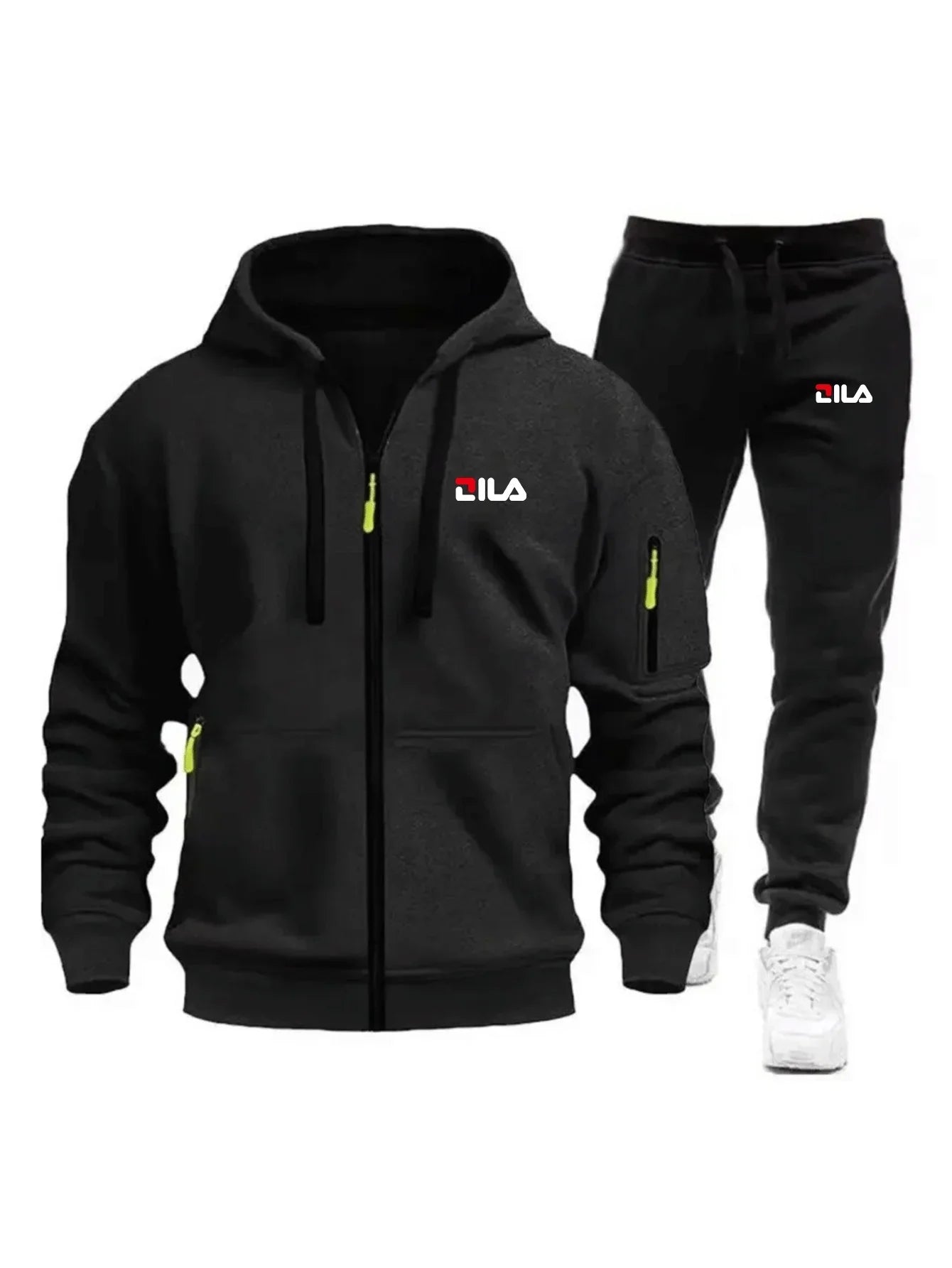 Men's Tracksuit Hoodies Pants Plus Size Autumn Winter Daily Casual Sporty Jogging Suit Fashion Sweatshirt Outfit Male Sports Set
