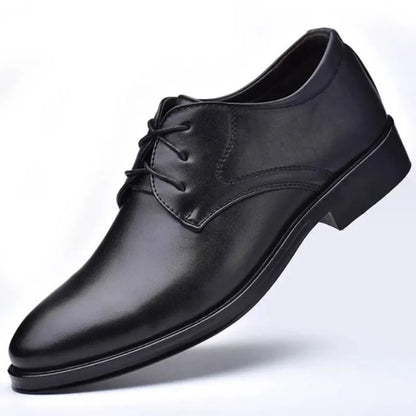 Men's Shoes Black Leather Formal Shoes for Men Oxfords Male Wedding Party Office Business Shoe Man zapatos de hombre Plus Size
