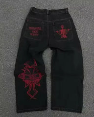 Y2K Jeans: Baggy Jeans | Black Trousers