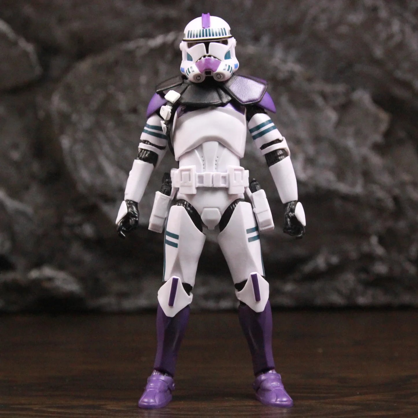 New Body 187th Legion Purple Phase II P2 ARF Trooper Commander Scout 6" Action Figure Mace Windu Republic Grand Army Clone Toys