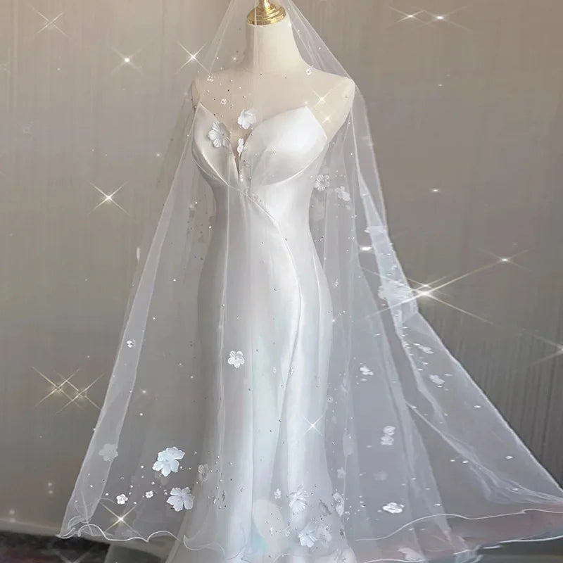 Homecoming Dresses: White Satin Wedding Trailing Mermaid Maxi Dresses
