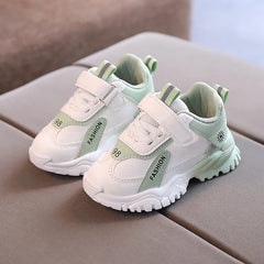 Size 21-35 Children Damping Casual Sneakers Boys Wear-resistant Sneakers Girls Lightweight Shoes Baby Shoes with Breathable 2022