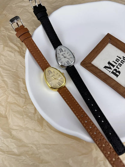 Famous Brand Women Quartz Watch Luxury Gift Ladies Snake Head Female Watch Fashion Red Leather Strap Wristwatch Dropshipping