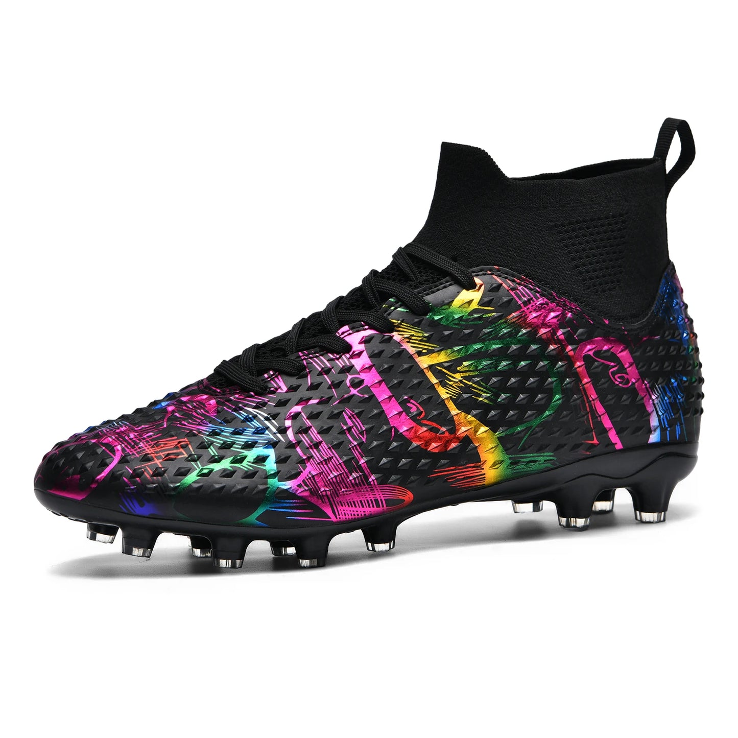 Men Soccer Shoes Children Futsal Non Slip Football Boots Grass Indoor Sports Cleats