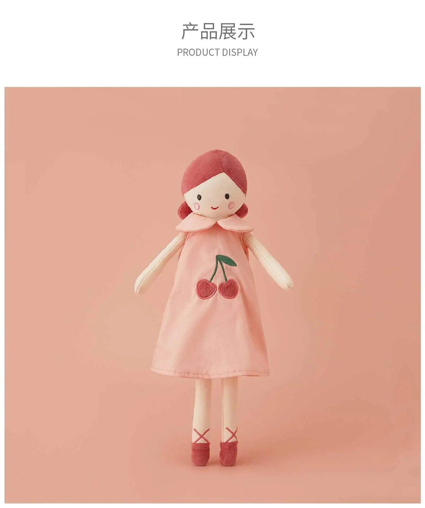 35/38CM Pink Dress Girl Soft Plush Toy Crown Princess Stuffed Girl Doll Nortic Style Home Decor Doll Kids Birthday Gift juguetes
