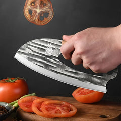 Stainless Steel Forged Meat Cleaver Labor Saving Kitchen Knife Super Fast