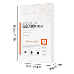 Soluble Collagen Mask Soluble Lifting Anti-Aging Film for Face Melting Remove Dark Circles Facial mask forehead and cheek patch