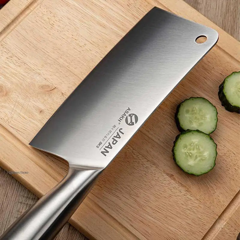 Japanese Kitchen Chef Knife Meat Fish Slicing Vegetable Cutter Stainless Steel Cleaver