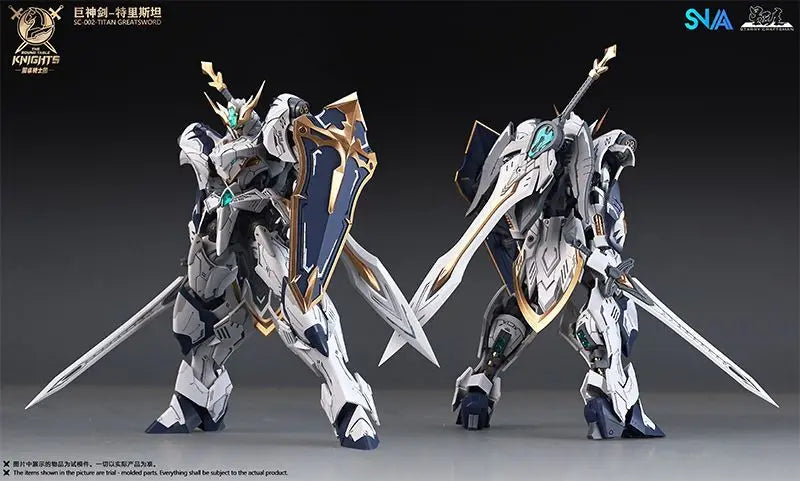 HG 1/144 SNAA SC-002 Titan Greatsword Tristan Assembly Model Kit SC-009 Divine Invoker Percival The Round Table Knights Figure