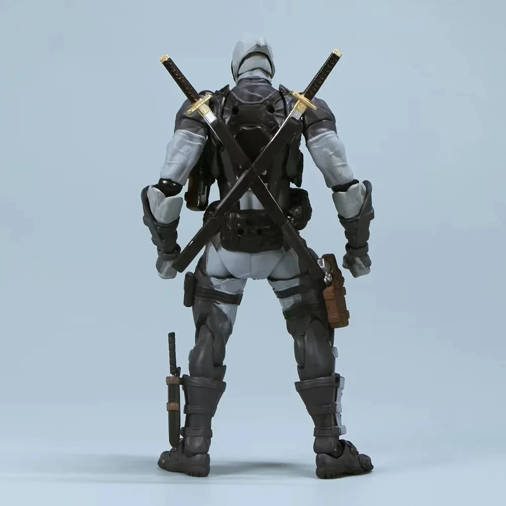 AMAZING YAMAGUCHI Deadpool & Wolverine 2.0 Grey Action Figure Mutants Joint Movable KAIYODO Wade Model Movie Toys for Kids Gift