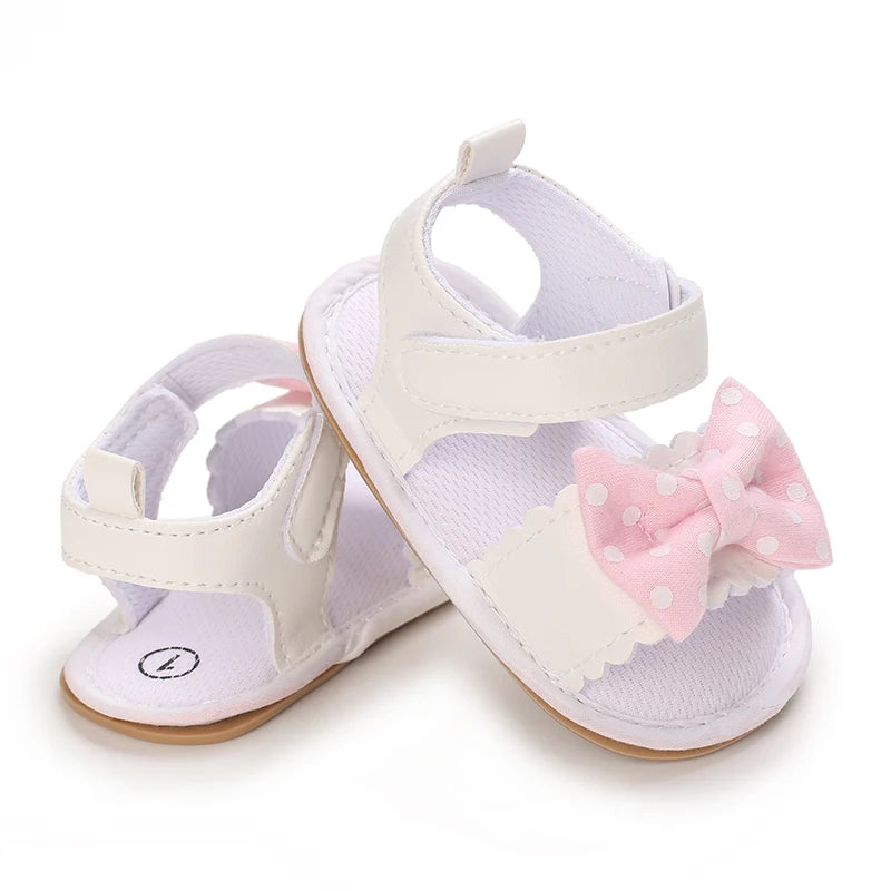 Baby Baby Shoes Girls Shoes Girls Sandals PU Leather Bow Rubber
