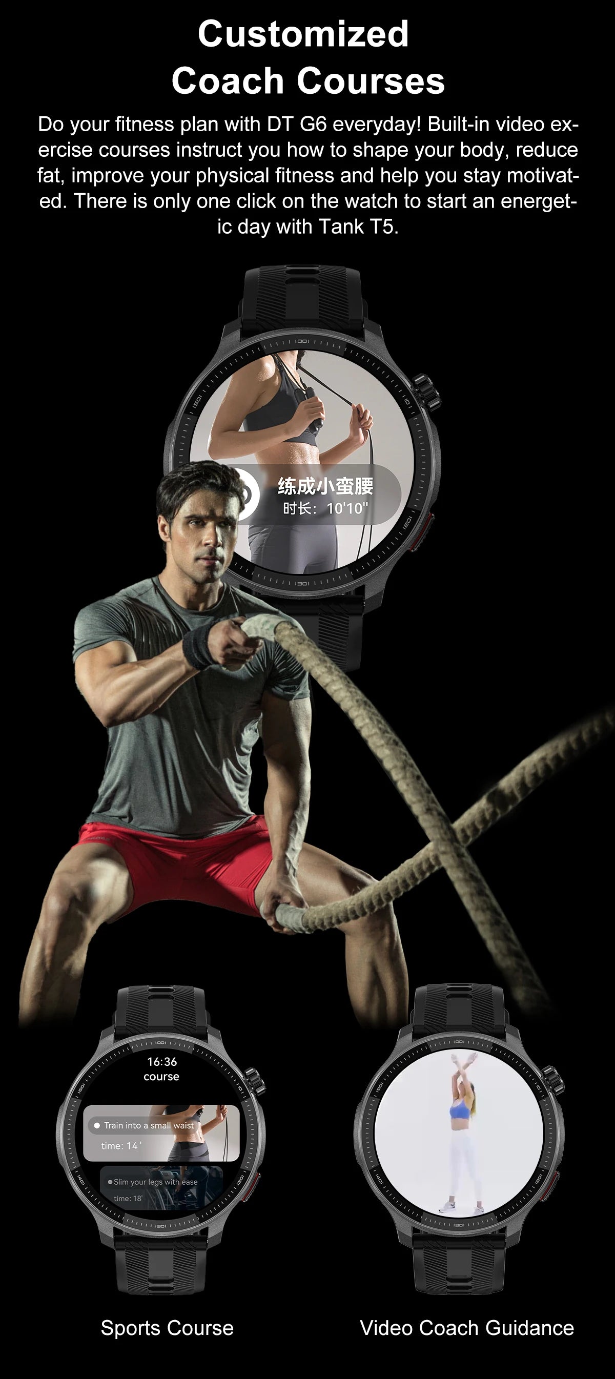 NEW GPS Offline Maps Smart Watch 1.43" AMOLED Military Sports Smartwatch 4GB Memory Video Player 30m Swim Waterproof Bracelet