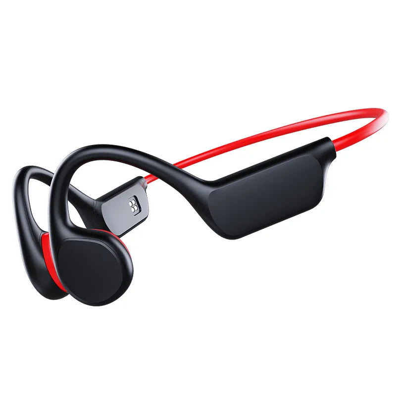 True Bone Conduction Headset IPX8 32GB Bluetooth 5.3 Wireless Swimming Headphone With Microphone Waterproof Exercise Fitness