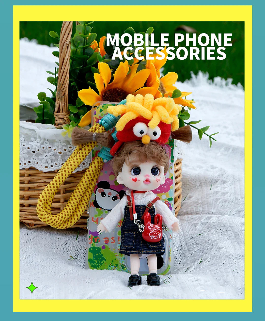 bjd doll Dolls for girls Labbu doll pocket mini blyth girl Doll Barbi cry Baby Rainbow Ball jointed doll Mobile phone Decoration