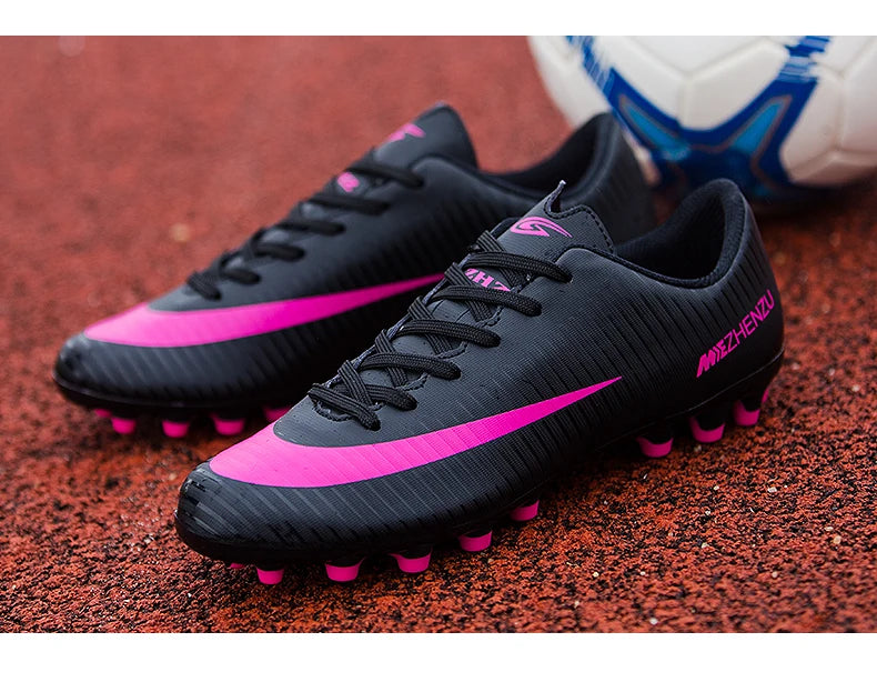 Soccer Shoes Football Boots Hight Quality Outdoor Training Cleats Turf Ankle
