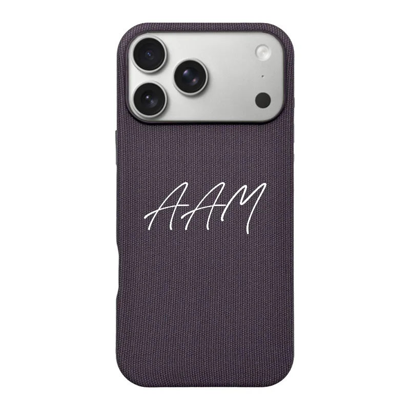 For lphone 17 pro max 17PRO 17 16 Leather PU Personalized Initials Custom Magsafe leather Phone Case