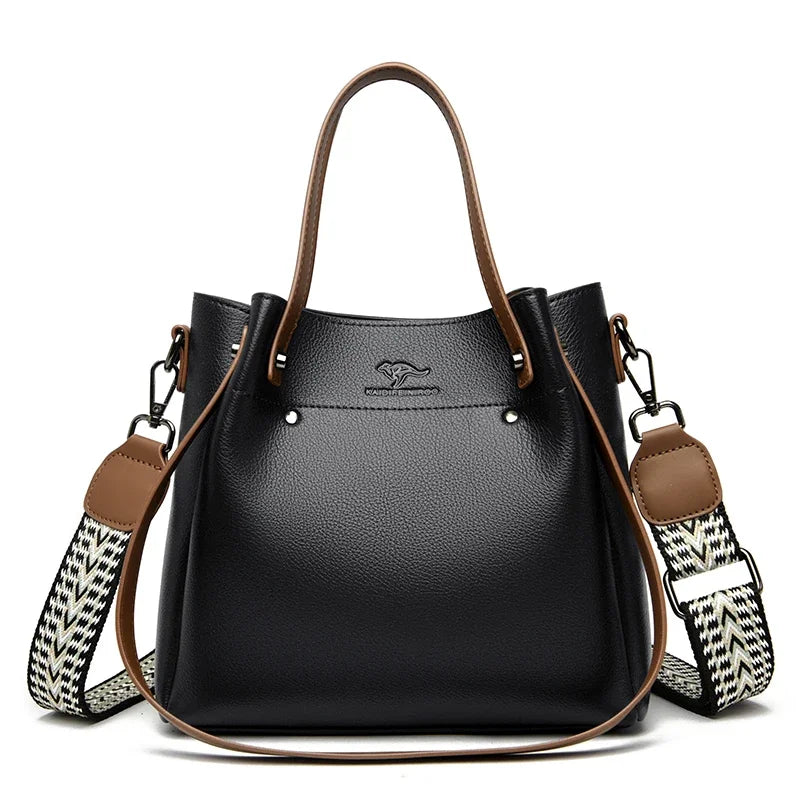 Genuine Leather Shoulder Crossbody Bags for Women Luxury Handbags
