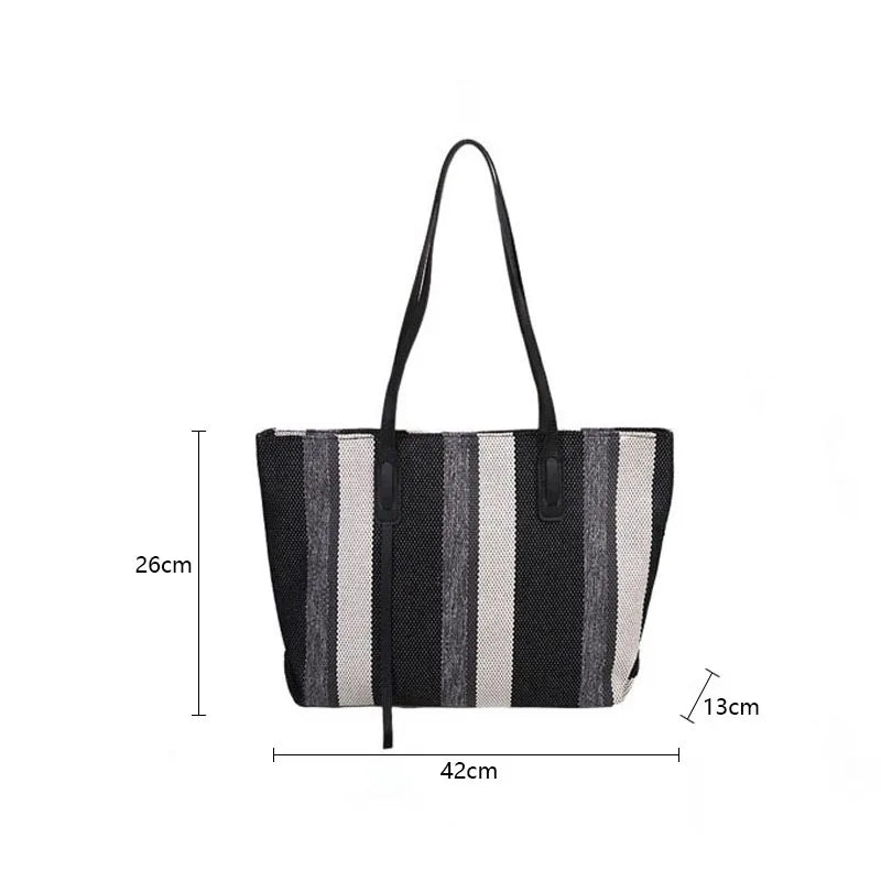 Bags for Woman Stripe Designer Shoulder  Crossbody Shopper