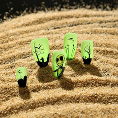 Halloween Exclusive Fluorescent False Nails Festive Atmosphere Press on Nails