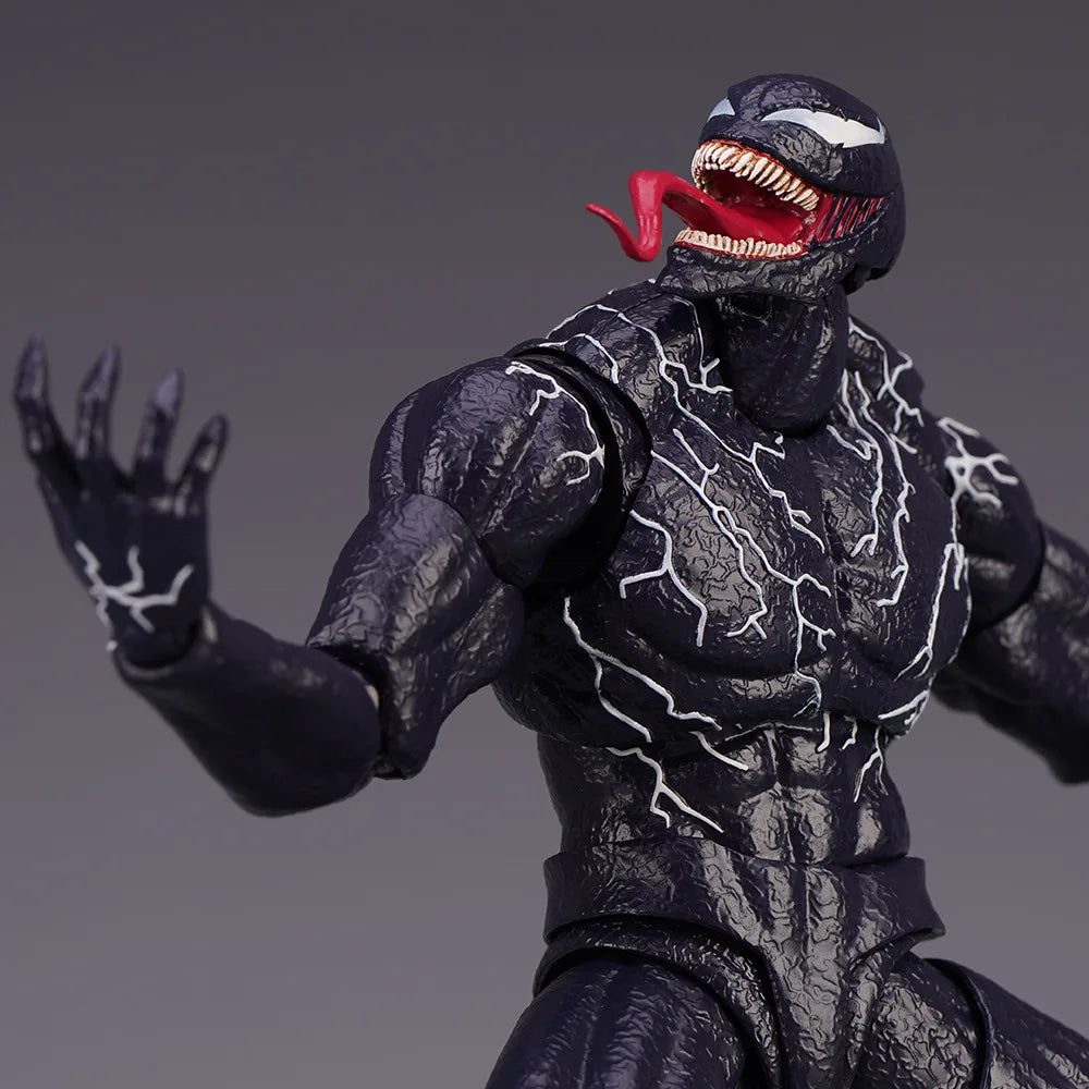 Venom AMAZING YAMAGUCHI legends Action Figure Joint Movable Change Face Statue Model Collectible kids for Toy Gift