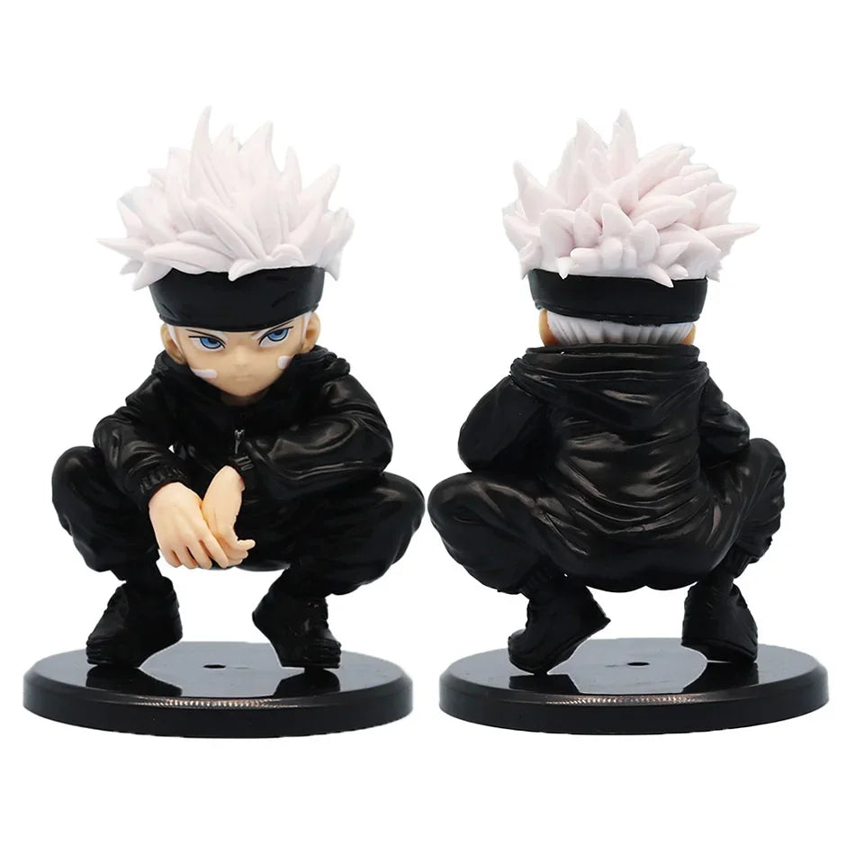 Jujutsu Kaisen Figure Itadori Yuji Gojo Satori Fushiguro Megumi Kugisaki Kawaii Toy Car Decoration PVC Model Gift