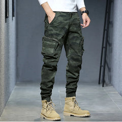 Joggers Cargo Pants Men Casual Hiphop MultiPocket Male Trousers