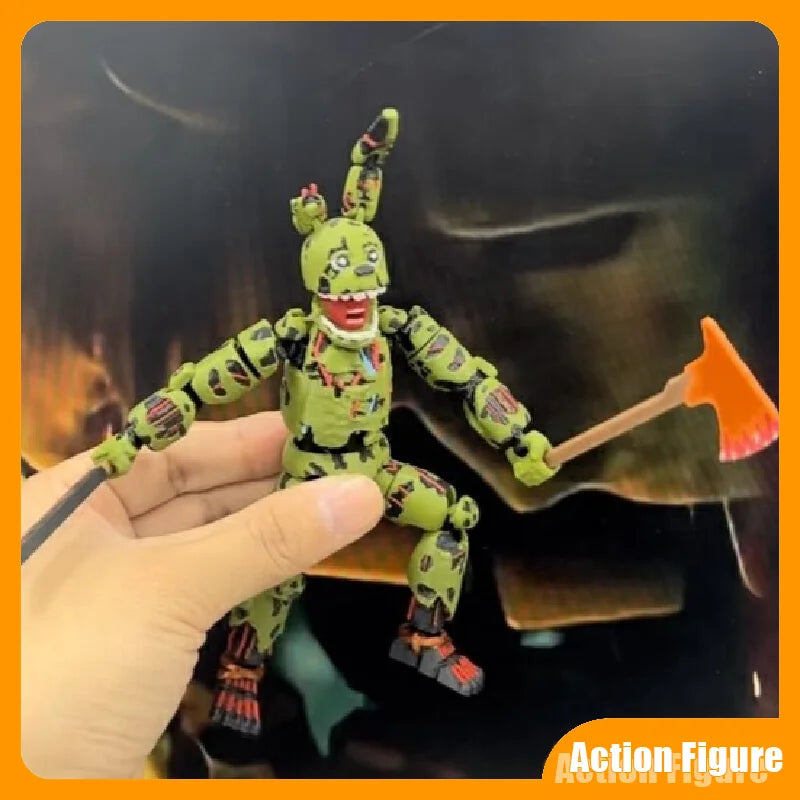 【In Stock】9l3d Printed Fnaf Freddy Fazbear'S Pizza Springtrap Toys Action Figures Anime Model Lucky13 Dummy13 Titan13 Gifts Toys