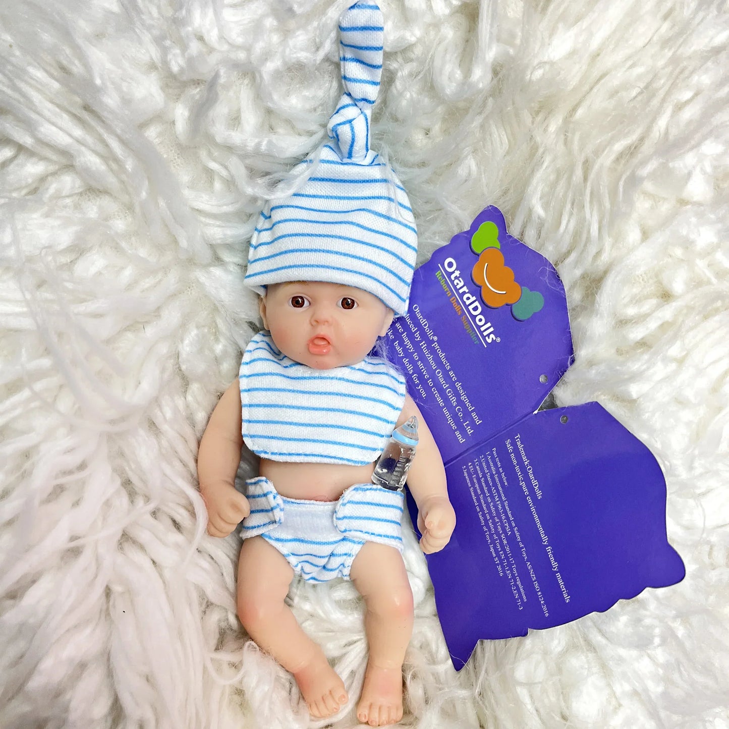 6Inch /15CM Mini Adorable Whole Solid Silicone Reborn Doll Painted Realistic Handmade Reborn Dolls For Kid's Gift Bebê Reborn