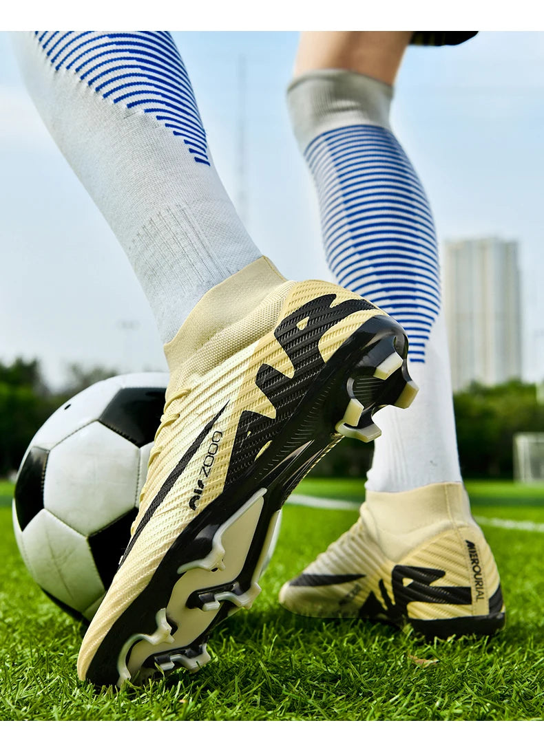 Men Soccer Shoes Grass Society Training Football Boots Cleats