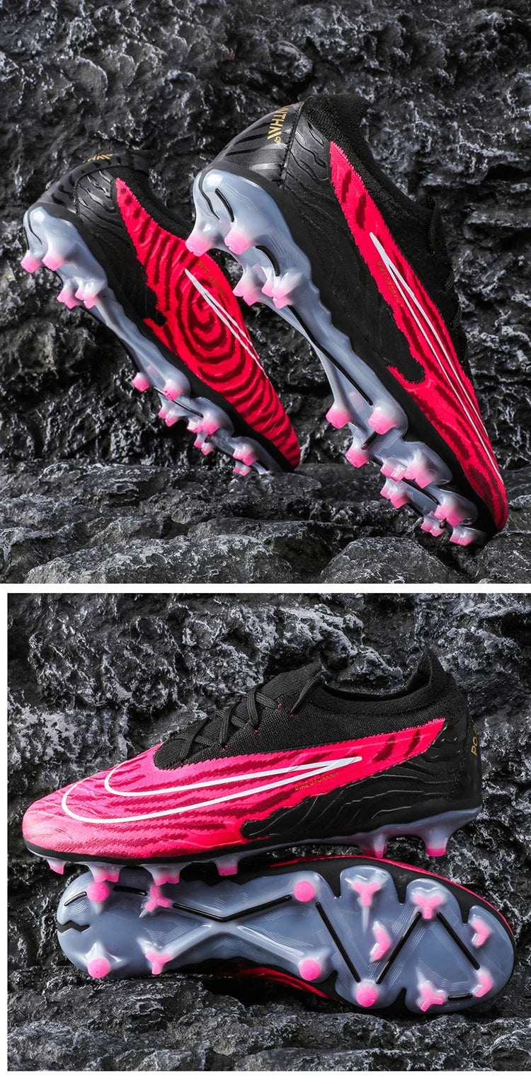 Soccer Shoes For Men Original Outdoor Sports Training Football Boots TF/FG Kids