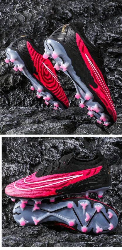 Soccer Shoes For Men Original Outdoor Sports Training Football Boots TF/FG Kids