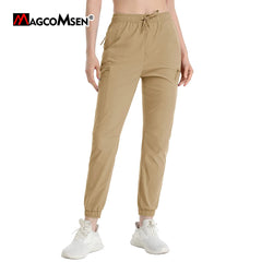 Women'S Hiking Cargo Joggers Pants Quick Dry Lightweight Casual Sweatpants