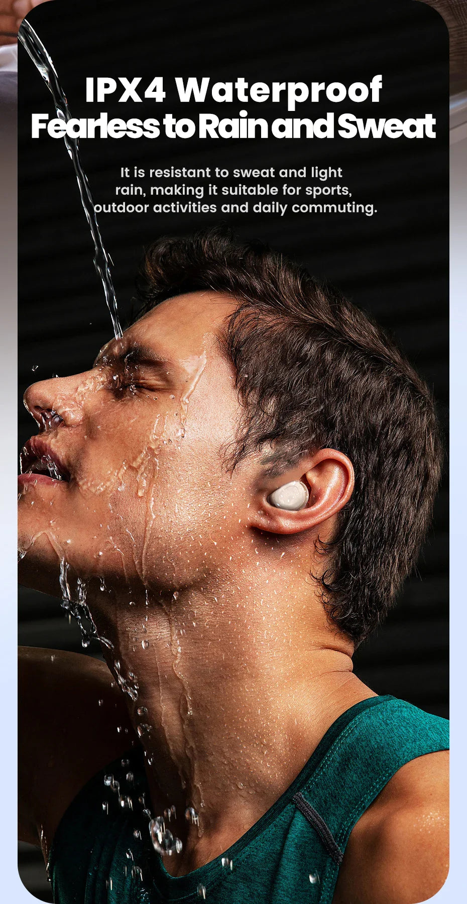 Toocki EJ12 Wilreless Bluetooth5.3 Earphones ENC Noise Cancellation Headphones AAC&SBC Stero Sound Mini Earbuds Touch Control