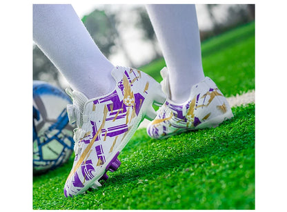 Soccer Shoes for Childrens TF/FG Outdoor Futsal Turf Training Boys Girl